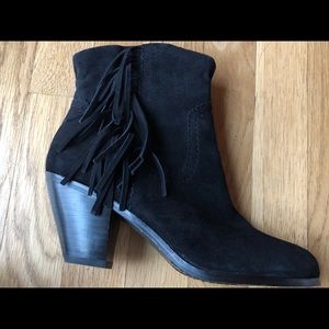 Sam Edelman Louie Fringe Ankle Boots